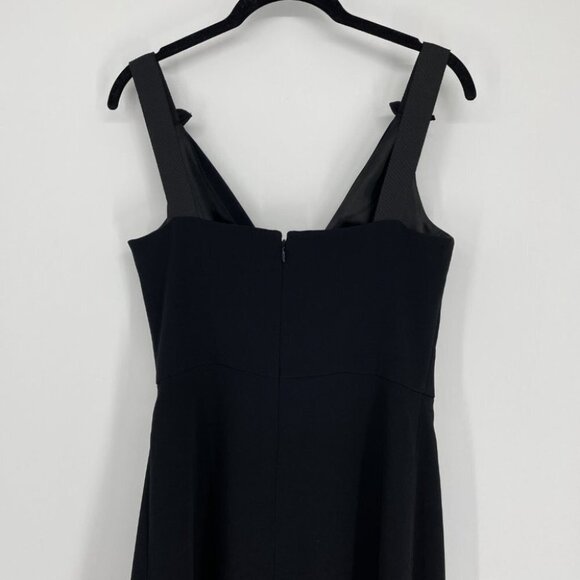 Elie Tahari  black sleeveless A line formal dress triacetate - Picture 7 of 15